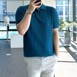 Read more about the article 룩플레인 여름 린넨 케이블 반팔 니트 카라 티셔츠 리얼 리뷰