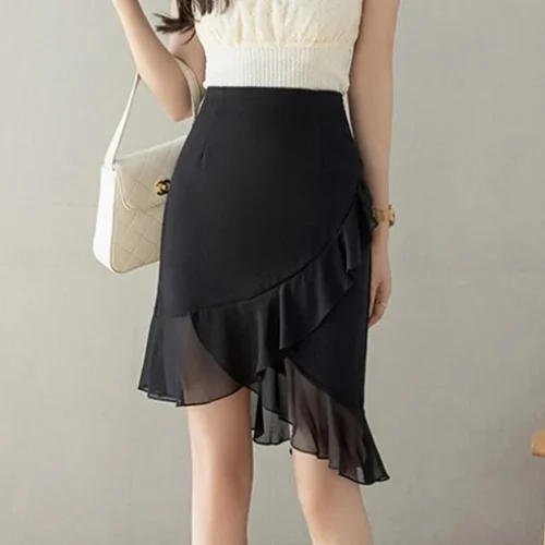 어썸풀 멜팅 언발 스커트 – 실사용 후기! 완벽한 스타일링의 동반자