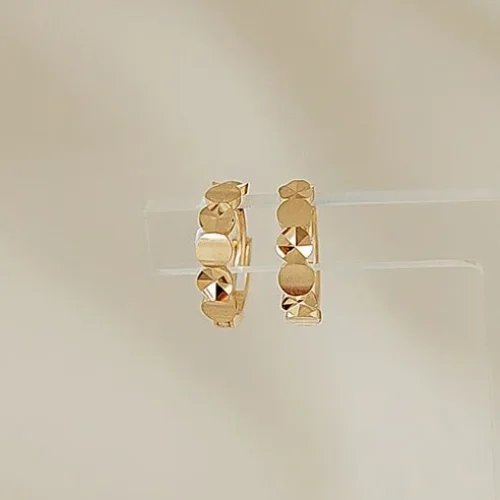 [골드노리] 여친 기념일 선물 14K 데일리 원형 원터치형 귀걸이 – 리얼 리뷰