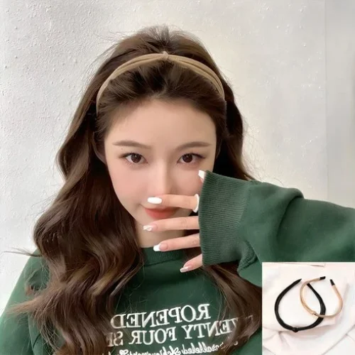 댓츠댓 가죽 매듭 헤어밴드 머리띠 2P – 실사용 후기!