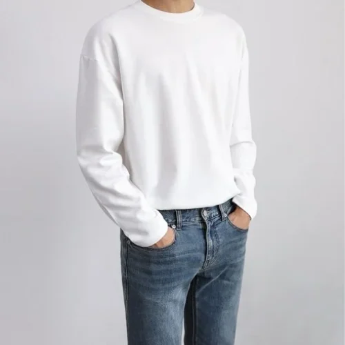 더베이직샵 소프트터치 심플 세미오버 크루넥 티셔츠: 실제 리뷰와 사용 경험